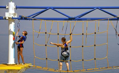 Carnival Breeze ropes course