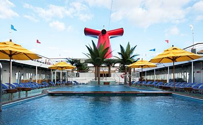 Carnival Sensation pool