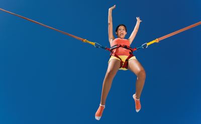 Royal Caribbean Enchantment of the Seas bungee trampoline