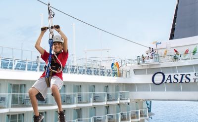 Royal Caribbean Oasis of the Seas zipline